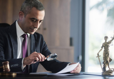 Business consultant assisting client with certified legal translation requirements